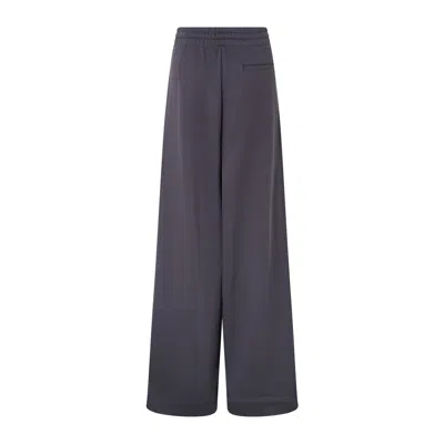 Dries Van Noten Wide Leg Sweatpants In Blue