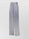 Dries Van Noten Wide Leg Trouser With Pleat And Pocket