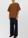 Dries Van Noten Wide Leg Trousers And Pockets In Brown