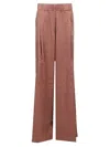 Dries Van Noten Pila Cupro And Cotton Trousers
