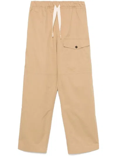 Dries Van Noten Wide Leg Trousers Pannoch In Sand