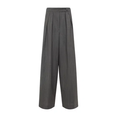 DRIES VAN NOTEN DRIES VAN NOTEN WIDE-LEG WOOL TROUSERS WITH HIGH WAIST