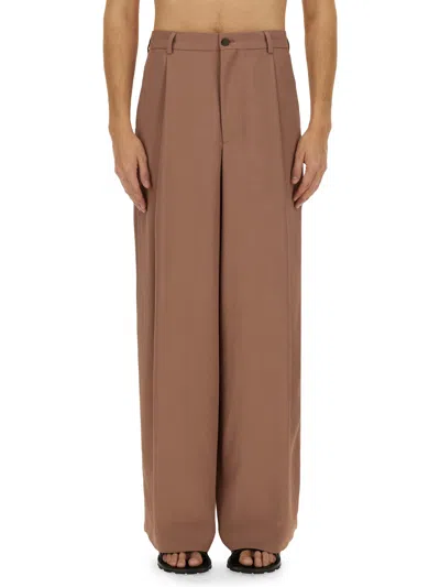 Dries Van Noten Wide Pants In Pink