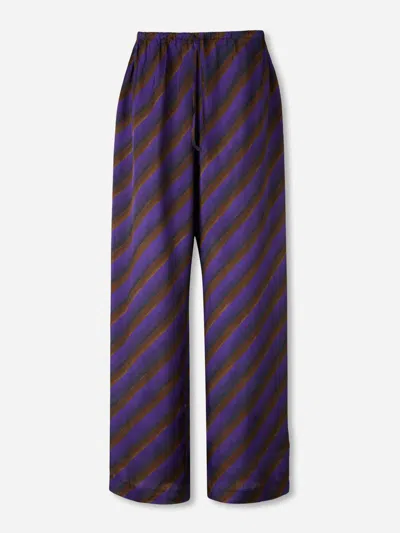 Dries Van Noten Wide Printed Pants In Multi