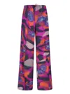 Dries Van Noten Puvis Long Drawstring Pants In Multi