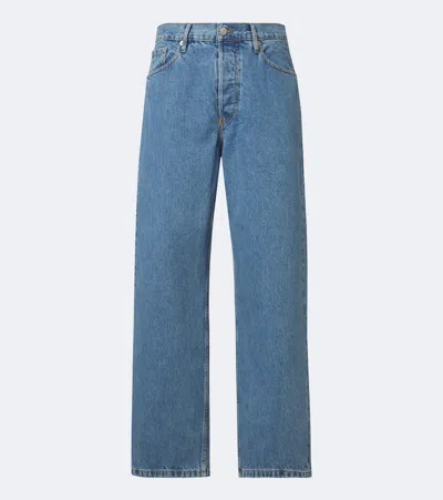 Dries Van Noten 02630-pine Den 4400 M.w.pants In Blue