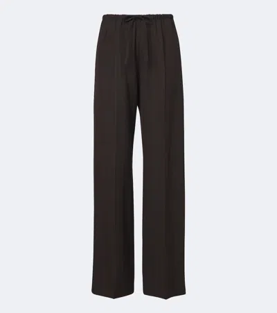 Dries Van Noten Wide-leg Pants In Brown