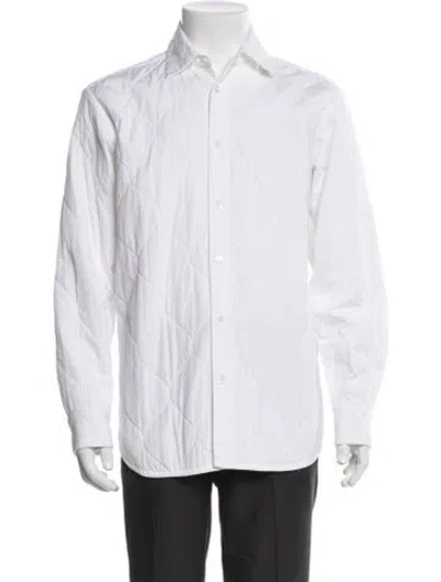 Pre-owned Dries Van Noten Windbreaker In White
