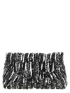 Dries Van Noten W.l. Clutch White/black In Multi