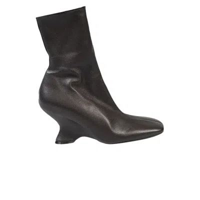 Pre-owned Dries Van Noten Wmns Half Boots 'dark Brown' | Women's Size 40