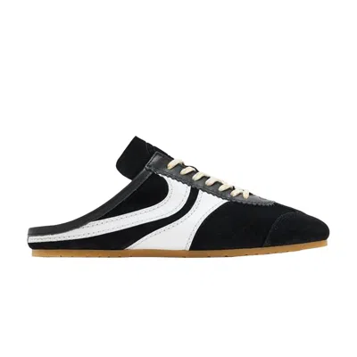 Pre-owned Dries Van Noten Wmns Leather Mule 'black White' | Women's Size 37