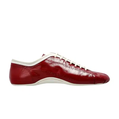 Pre-owned Dries Van Noten Wmns Leather Shoe 'red' | Women's Size 38