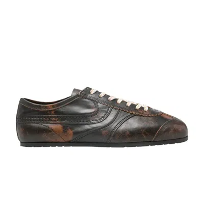 Pre-owned Dries Van Noten Wmns Leather Sneaker 'brown Tan' | Women's Size 37
