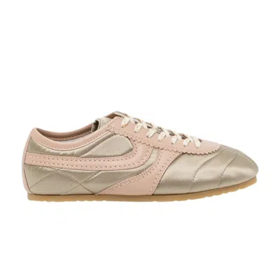 Pre-owned Dries Van Noten Wmns Leather Trimmed Sneaker 'grey' | Women's Size 37 In Gray
