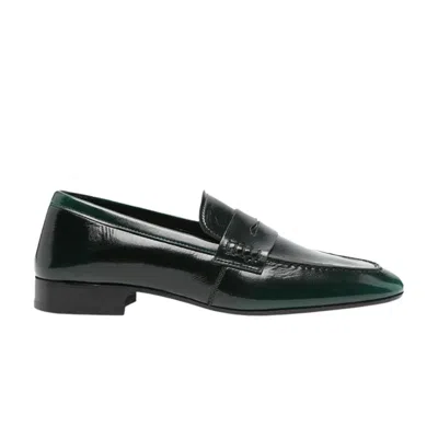 Pre-owned Dries Van Noten Wmns Penny Loafer 'emerald' | Green | Women's Size 38