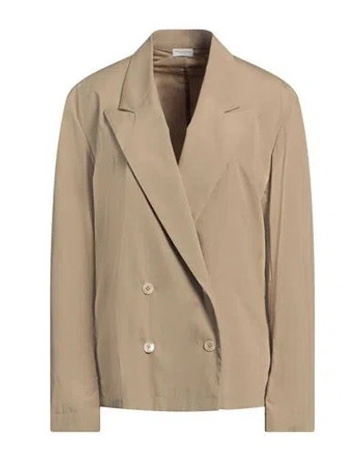 Dries Van Noten Woman Blazer Khaki Size S Cotton In Gray