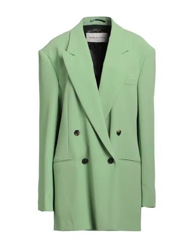 Dries Van Noten Woman Blazer Light Green Size S Polyester