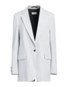 Dries Van Noten Single-breasted Cotton Blazer In Grey