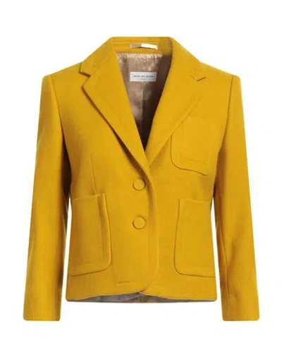 Dries Van Noten Woman Blazer Marigold Size 8 Wool