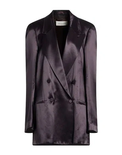 Dries Van Noten Woman Blazer Midnight Blue Size S Viscose In Multi