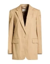 Dries Van Noten Woman Blazer Sand Size 8 Cotton In Neutral