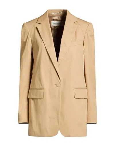 Dries Van Noten Woman Blazer Sand Size 8 Cotton In Neutral