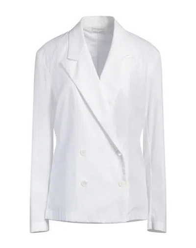 Dries Van Noten Woman Blazer White Size M Cotton