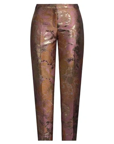 Dries Van Noten Woman Pants Rust Size 10 Polyester, Polyamide In Red