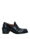 Dries Van Noten Woman Loafers Black Size 10 Leather In Black