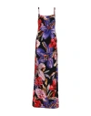 Dries Van Noten Deban Floral Print Maxi Dress In Black