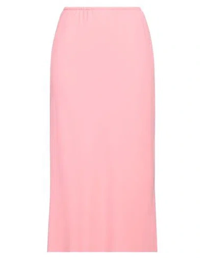 Dries Van Noten Woman Maxi Skirt Pink Size 6 Polyester