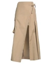 Dries Van Noten Woman Maxi Skirt Camel Size 36 Cotton In Beige