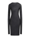 DRIES VAN NOTEN DRIES VAN NOTEN WOMAN MIDI DRESS BLACK SIZE L POLYAMIDE, VISCOSE