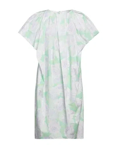 Dries Van Noten Woman Midi Dress Light Green Size L Cotton