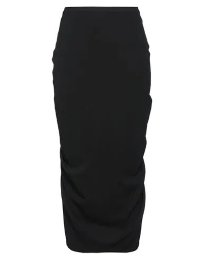 Dries Van Noten Black Wool Blend Skirt