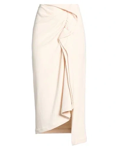 Dries Van Noten Woman Midi Skirt Blush Size 6 Cotton In Pink