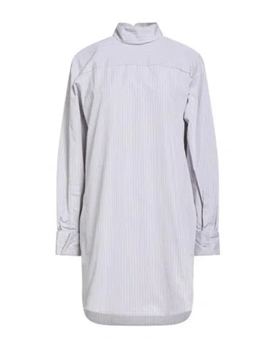 Dries Van Noten Woman Mini Dress Light Grey Size Xs Cotton In Gray