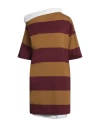 Dries Van Noten Orange & Red Layered Minidress In Yellow