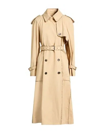 Dries Van Noten Woman Overcoat & Trench Coat Beige Size M Cotton In Brown
