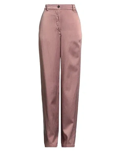 Dries Van Noten Woman Pants Antique Rose Size 4 Cupro, Cotton In Pink