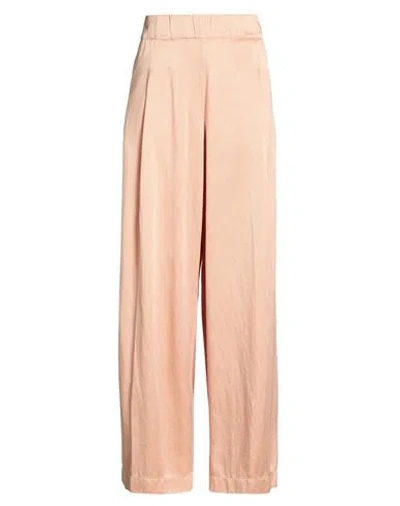 Dries Van Noten Woman Pants Apricot Size M Cupro, Cotton In Brown