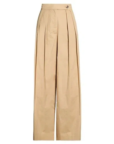 Dries Van Noten Woman Pants Beige Size 6 Cotton In Brown