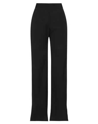 Dries Van Noten Woman Pants Black Size 10 Polyester, Wool