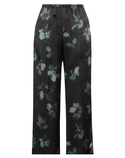 Dries Van Noten Woman Pants Black Size 6 Silk