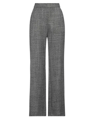 Dries Van Noten Woman Pants Black Size 8 Wool In Gray