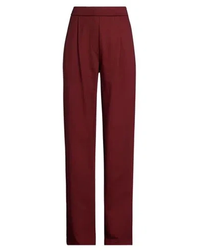 Dries Van Noten Woman Pants Burgundy Size L Cotton In Red