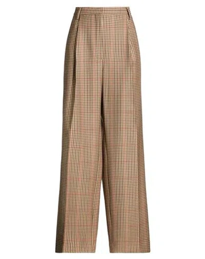 Dries Van Noten Woman Pants Camel Size 8 Wool In Brown