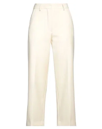 Dries Van Noten Woman Pants Cream Size 8 Wool In White
