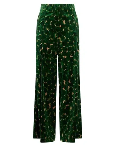 Dries Van Noten Woman Pants Green Size Xs Cotton, Viscose, Elastane