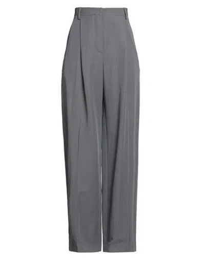 Dries Van Noten Woman Pants Grey Size 4 Wool, Paper, Polyamide In Gray